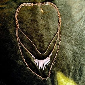 Stella & Dot Zuni Layering Necklace - Gold, multiple uses